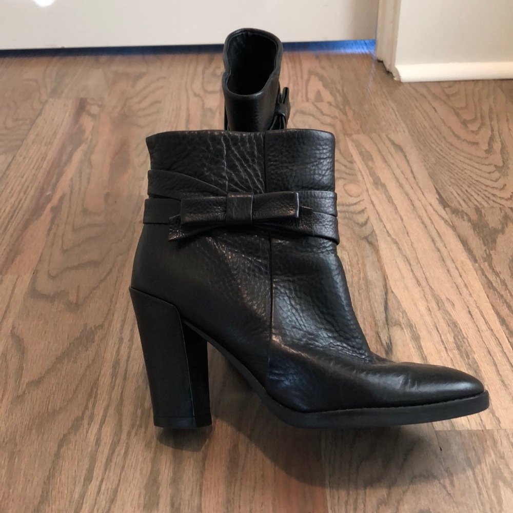 Black Kate spade ankle boots